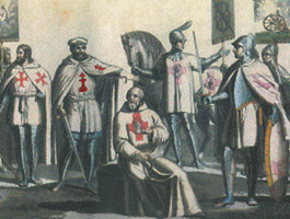 Allegoria Ordini Cavallereschi sorti in Terra Santa